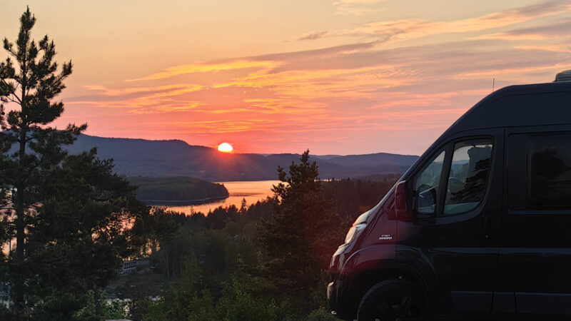 Höga Kustenleden – Noch’n Fahrtag Nach 1007,2 Kilometer*puh* geht an der Höga Kustenbru ein langer Fahrtag zu Ende
